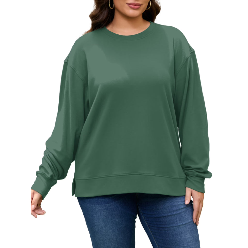 FlorCurve Women Side Split Sweatshirts 1459
