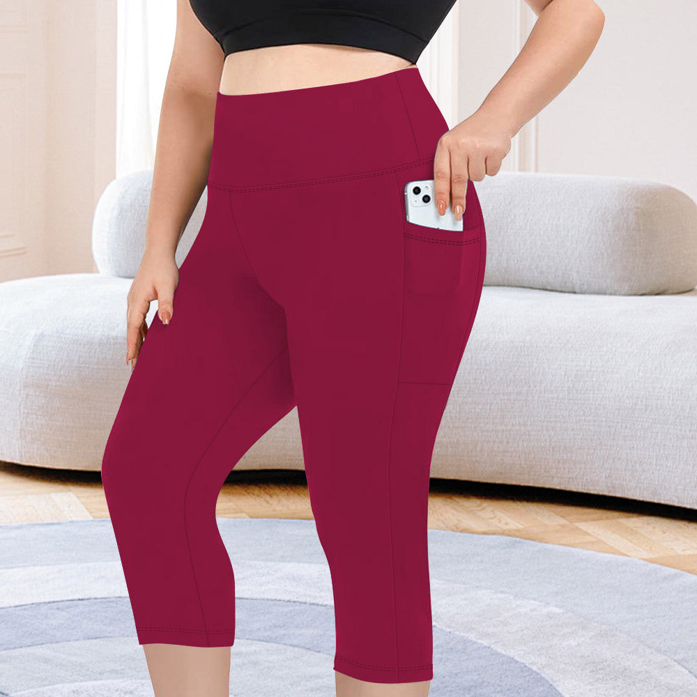 FlorCurve Woman Plus Capri Leggings 1659