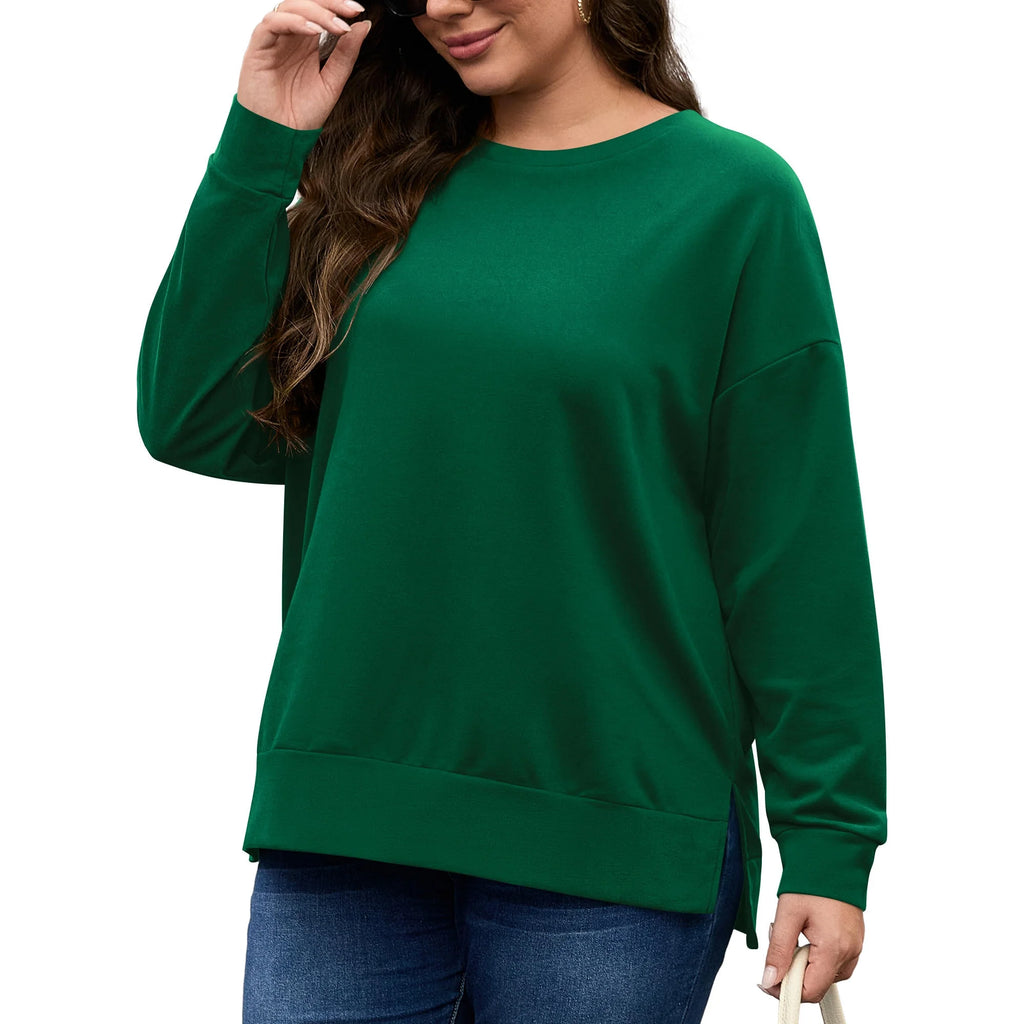 FlorCurve Women Side Split Sweatshirts 1459